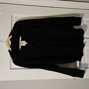 Aerie Black Waffle Knit Pullover